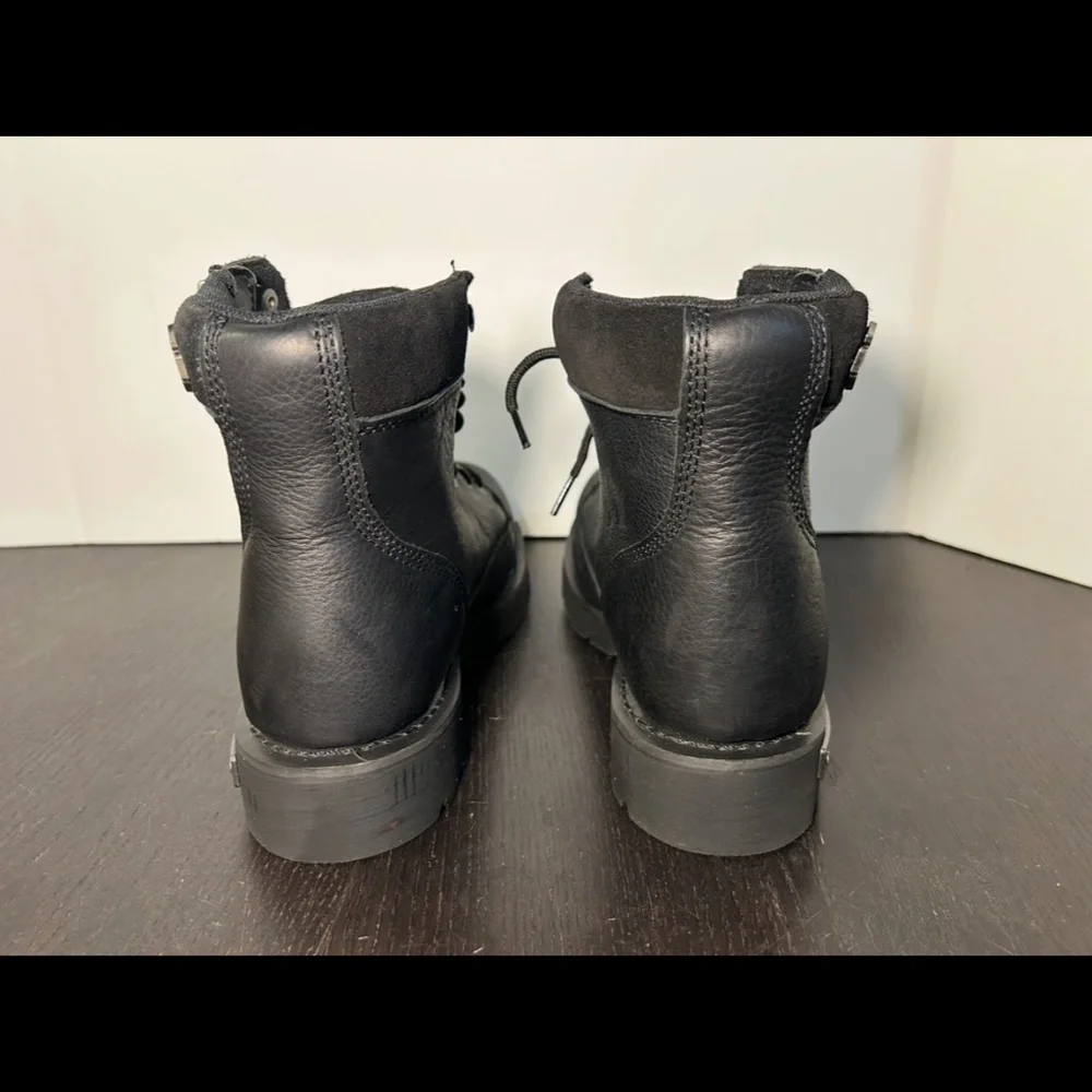 Harley Davidson Chipman Leather Motorcycle Riding Boots Black Mens 11